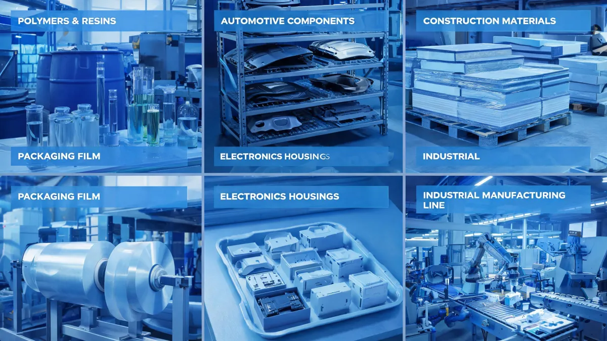 Industrial markets served by polymers